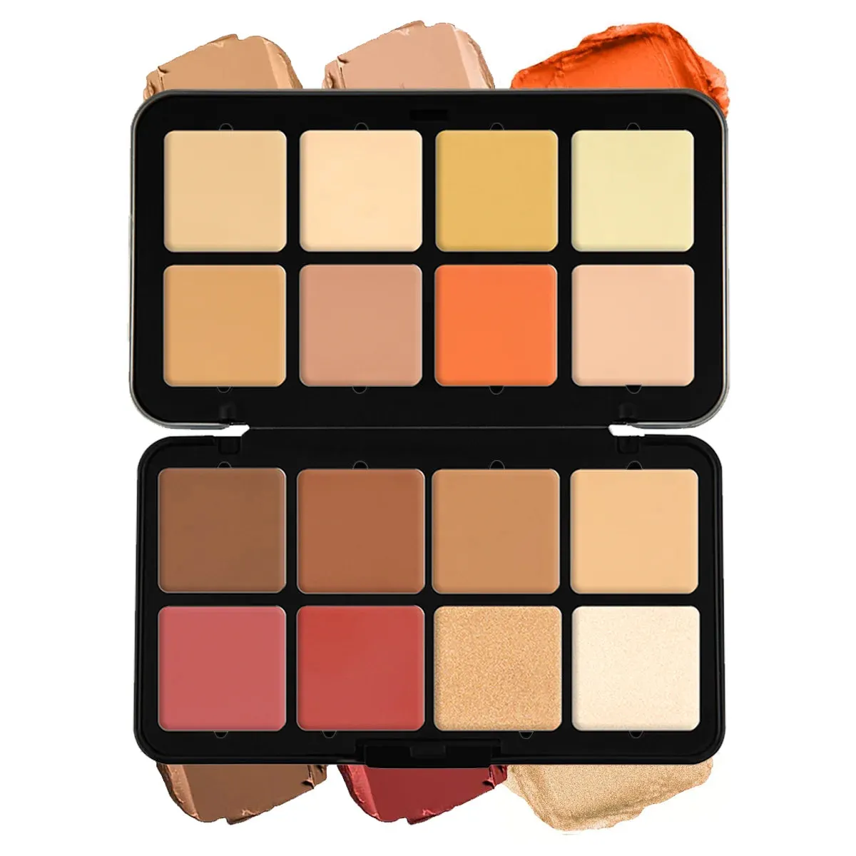 12-Color Box Multi-Color Cream Concealer Contour Blush and Highlighter Palette Makeup