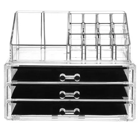 3 Drawer Acrylic Cosmetic Organizer