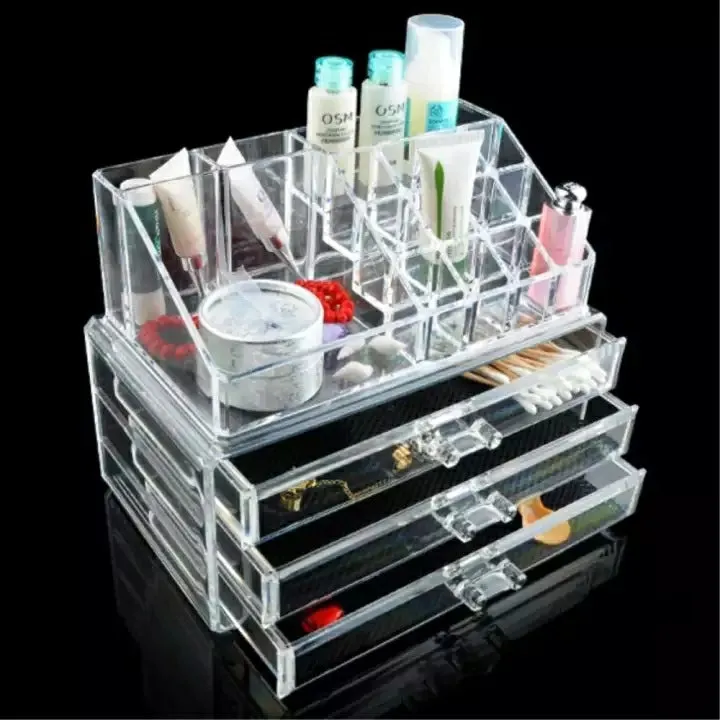 3 Drawer Acrylic Cosmetic Organizer