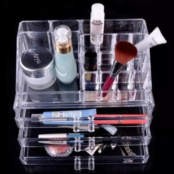 3 Drawer Acrylic Cosmetic Organizer