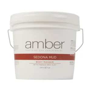 Amber Mud Masque, Sedona & French Red Clay, 1 gallon