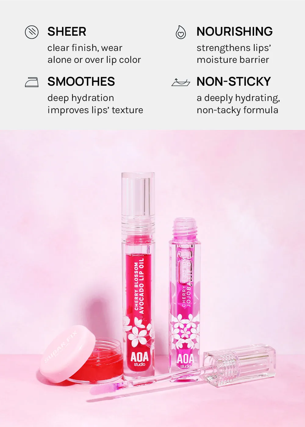 AOA Cherry Blossom Lip Oils