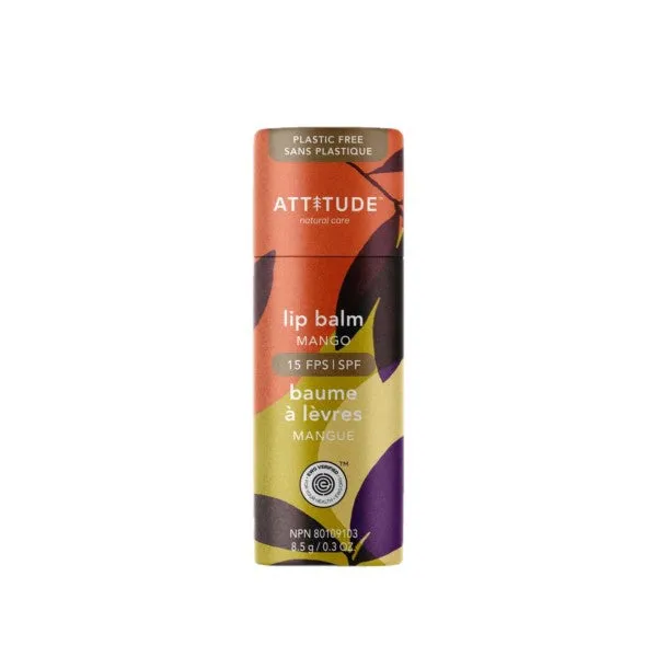 Attitude - Leaves Bar Lip Balm Mango SPF15