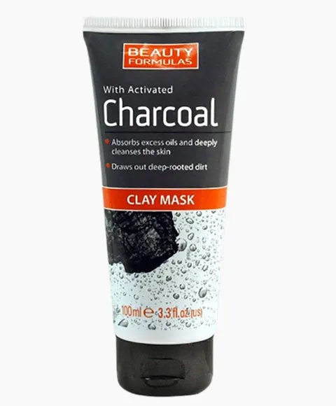 Beauty Formulas Charcoal Activated Clay Mask 100ml