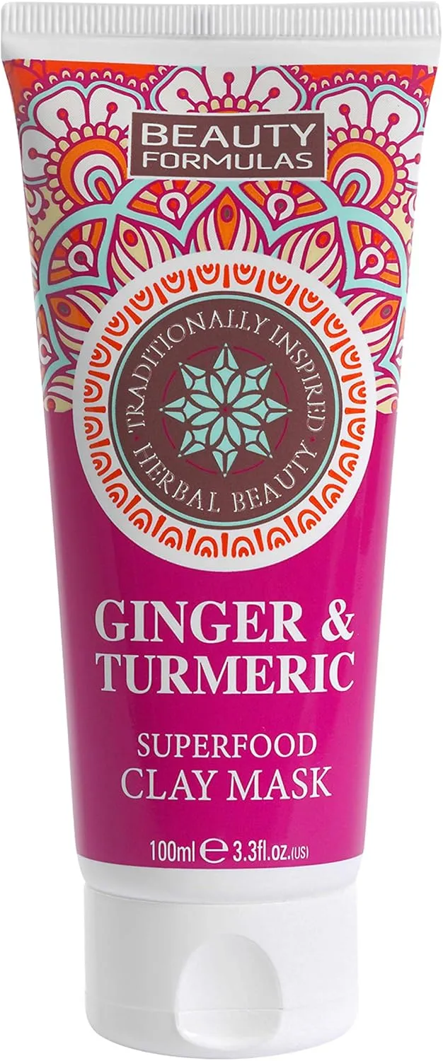 Beauty Formulas Ginger And Turmeric Superfood Clay Mask 100ml