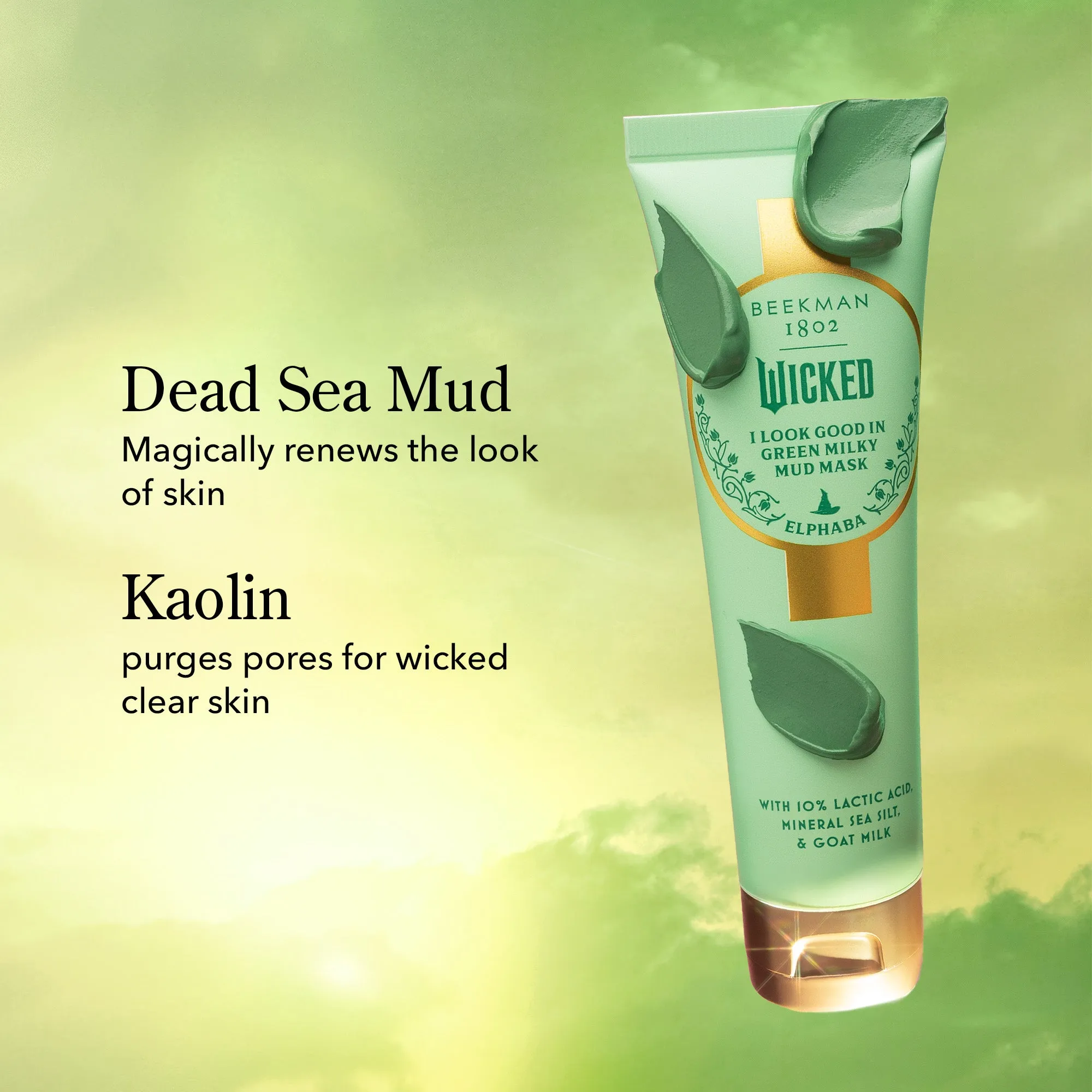 Beekman 1802 x Wicked I Look Good in Green Milky Mud Mask