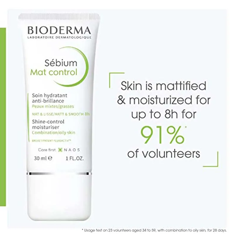 Bioderma Sébium Mat Control Shine-Control Moisturiser