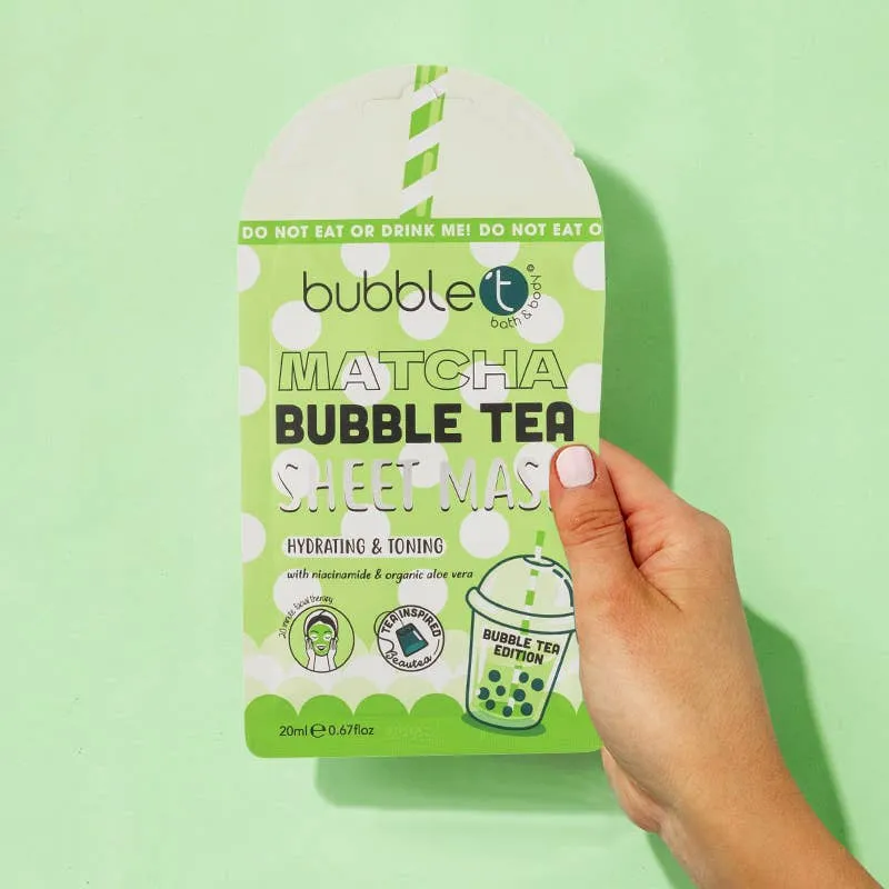 Bubble T Bubble Tea Matcha Hydrating Sheet Mask (20ml)