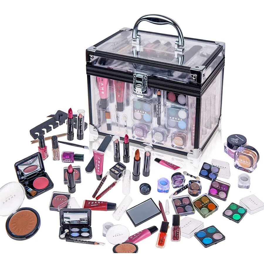 Carry All Trunk Makeup Set - Silver