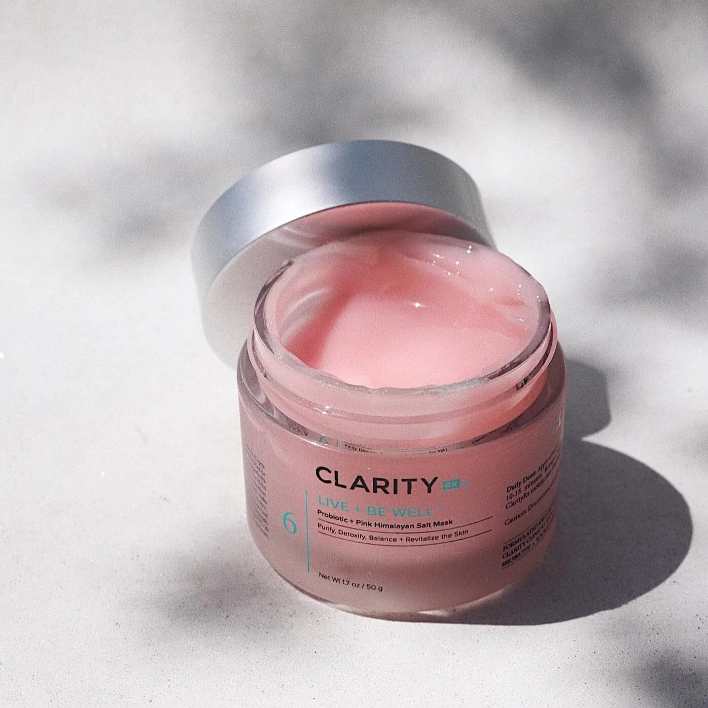 ClarityRx Live   Be Well Probiotic Pink Himalayan Salt Mask