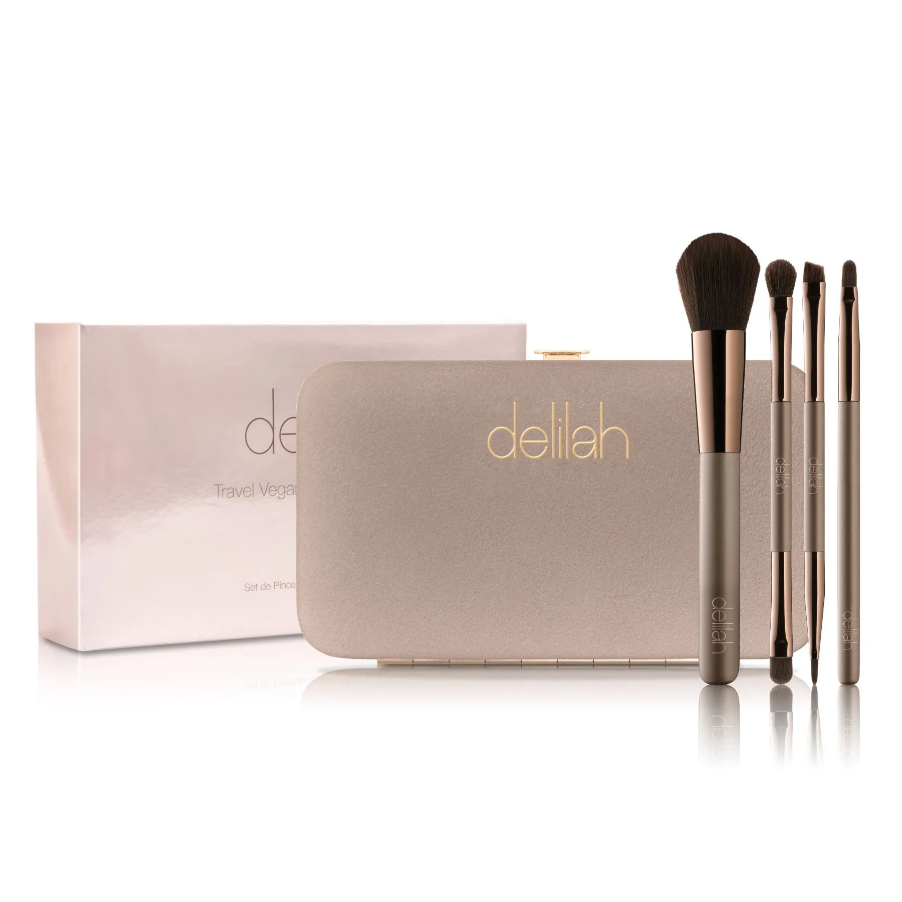 DELILAH VEGAN TRAVEL BRUSH COLLECTION