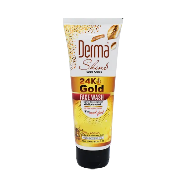 Derma Shine 24k Gold Face Wash 100ml