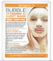 Dermactin-TS Facial Bubble Sheet Mask with Vitamin C