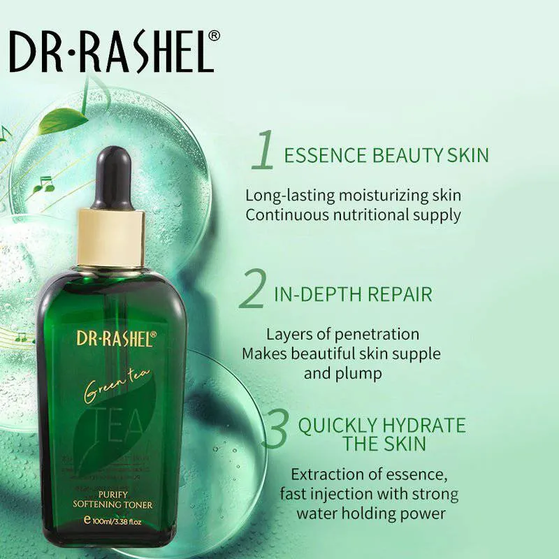 DR.RASHEL Green Tea Purify Softening Facial Toner 100ml DRL- 1639