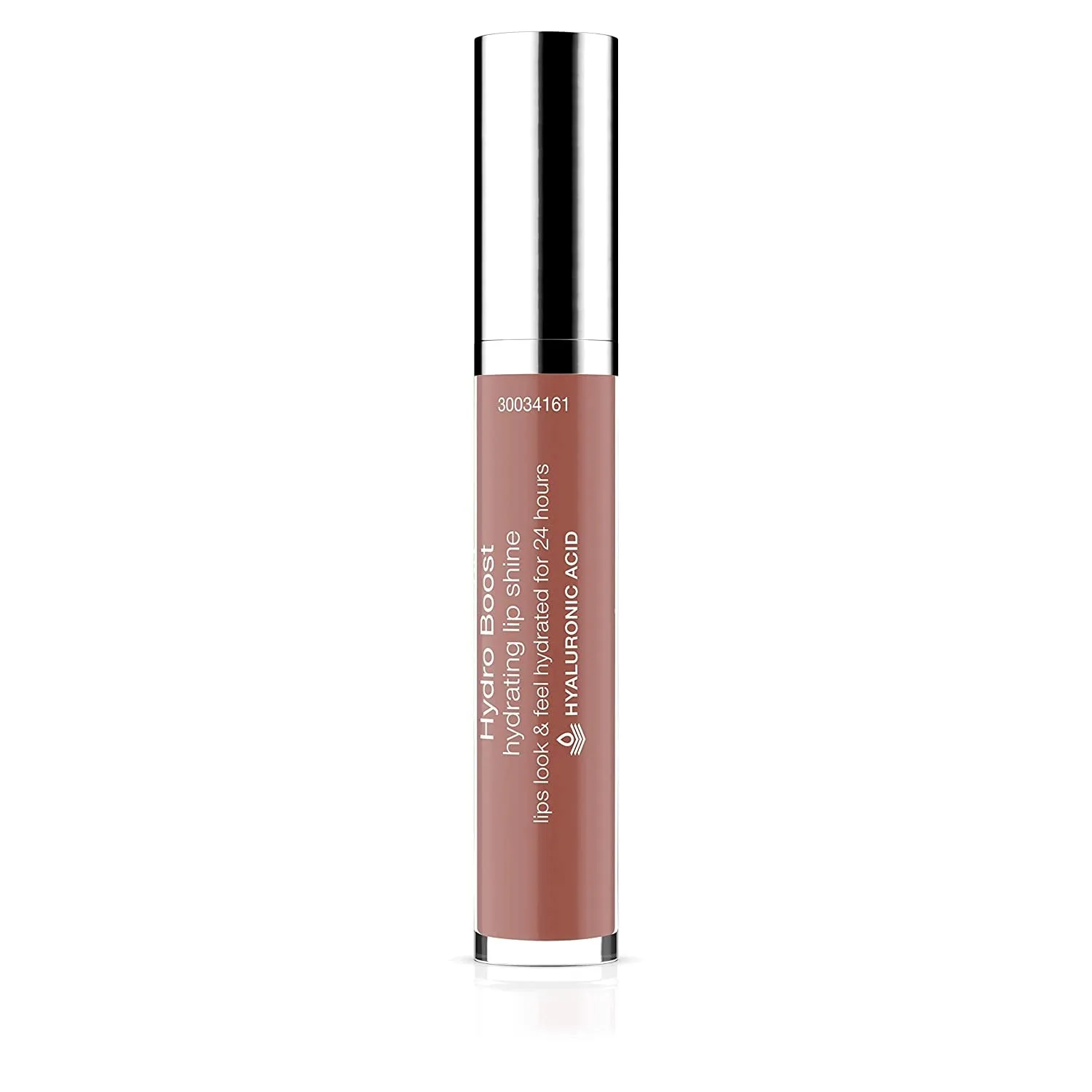 Hydrating Almond Nude Tinted Lip Gloss with Hyaluronic Acid - Long-Lasting Moisture & Shine, 0.10 Oz