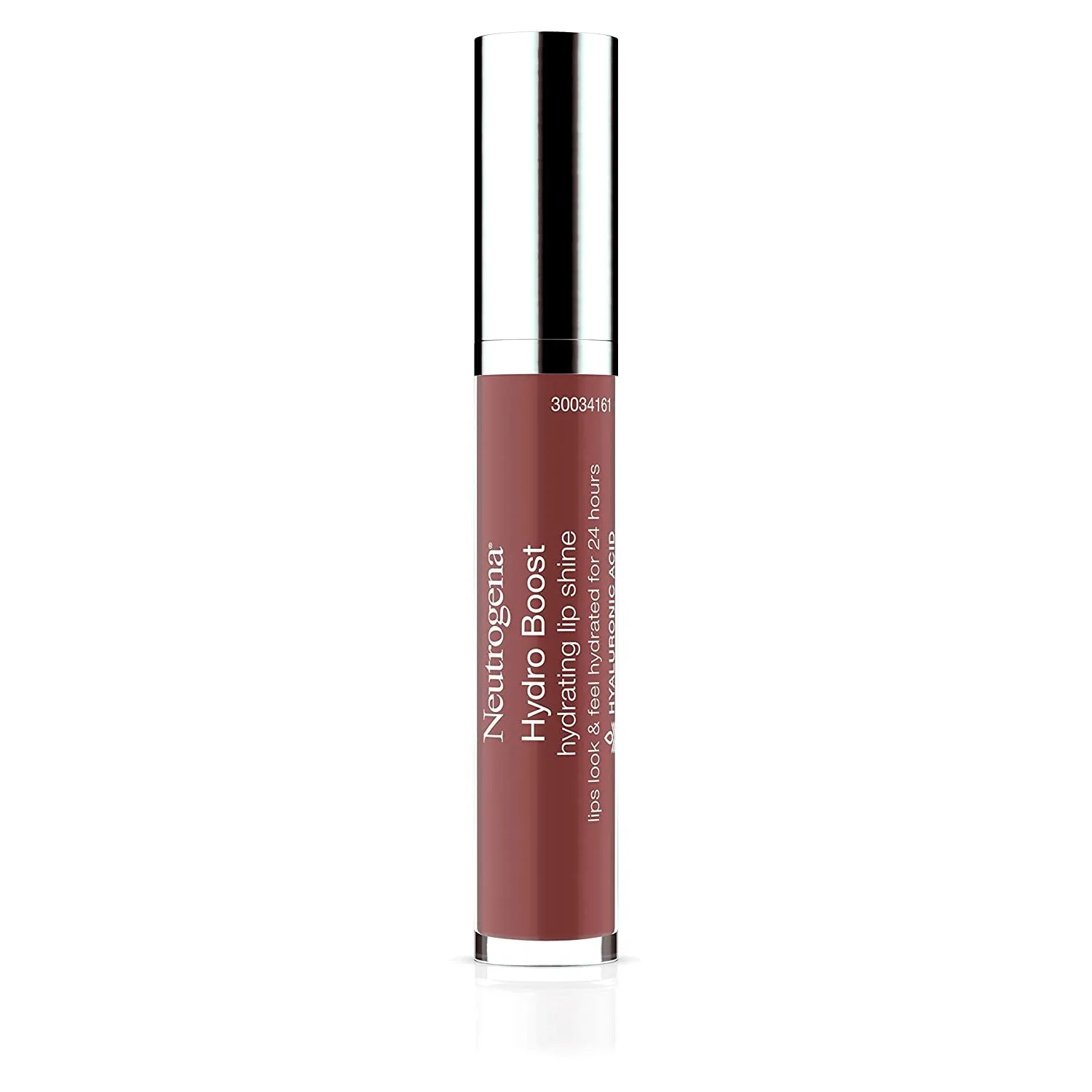 Hydrating Almond Nude Tinted Lip Gloss with Hyaluronic Acid - Long-Lasting Moisture & Shine, 0.10 Oz