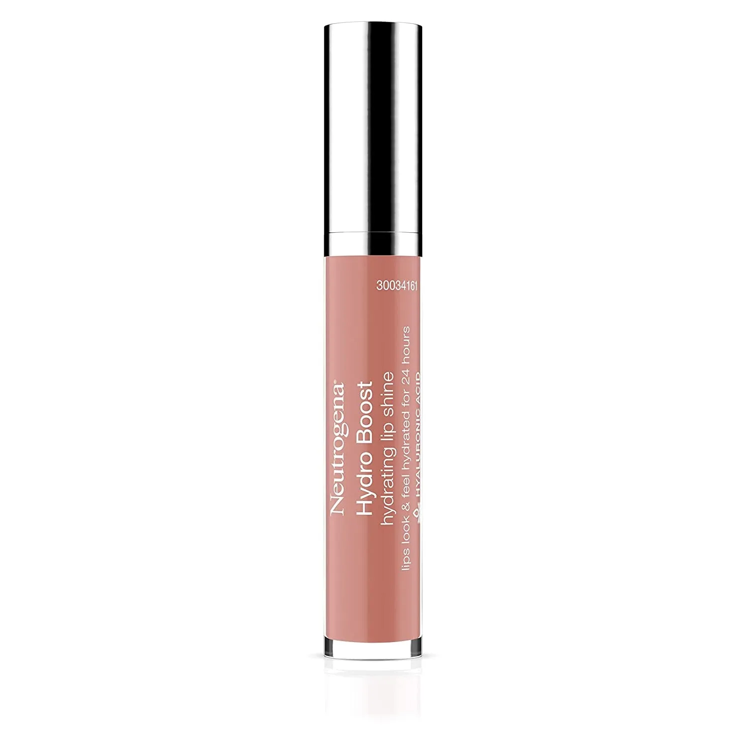 Hydrating Almond Nude Tinted Lip Gloss with Hyaluronic Acid - Long-Lasting Moisture & Shine, 0.10 Oz