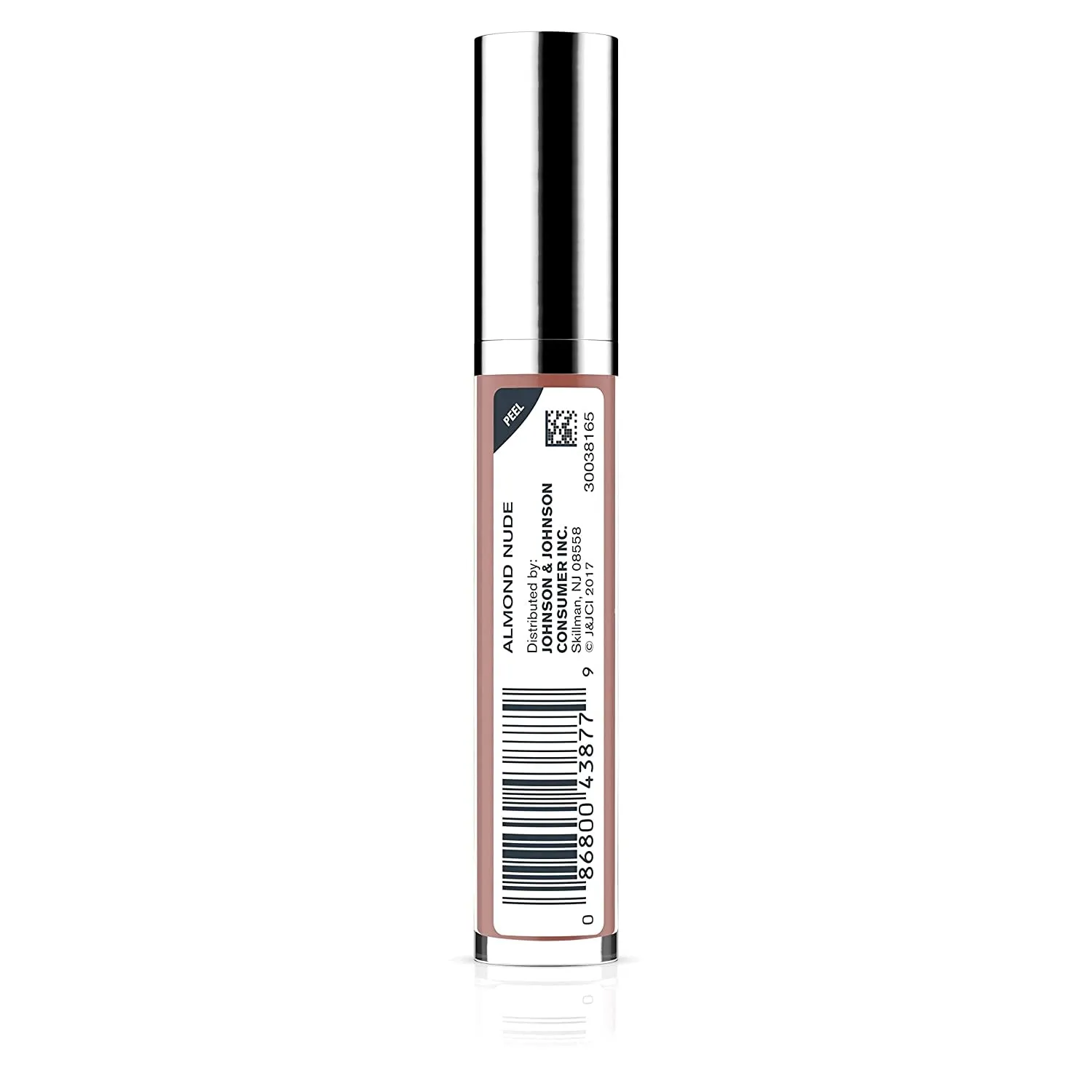 Hydrating Almond Nude Tinted Lip Gloss with Hyaluronic Acid - Long-Lasting Moisture & Shine, 0.10 Oz