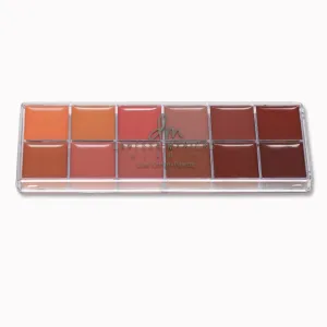 LUXE CREAM LIP PALETTE - THE NUDIST - NUDE SHADES