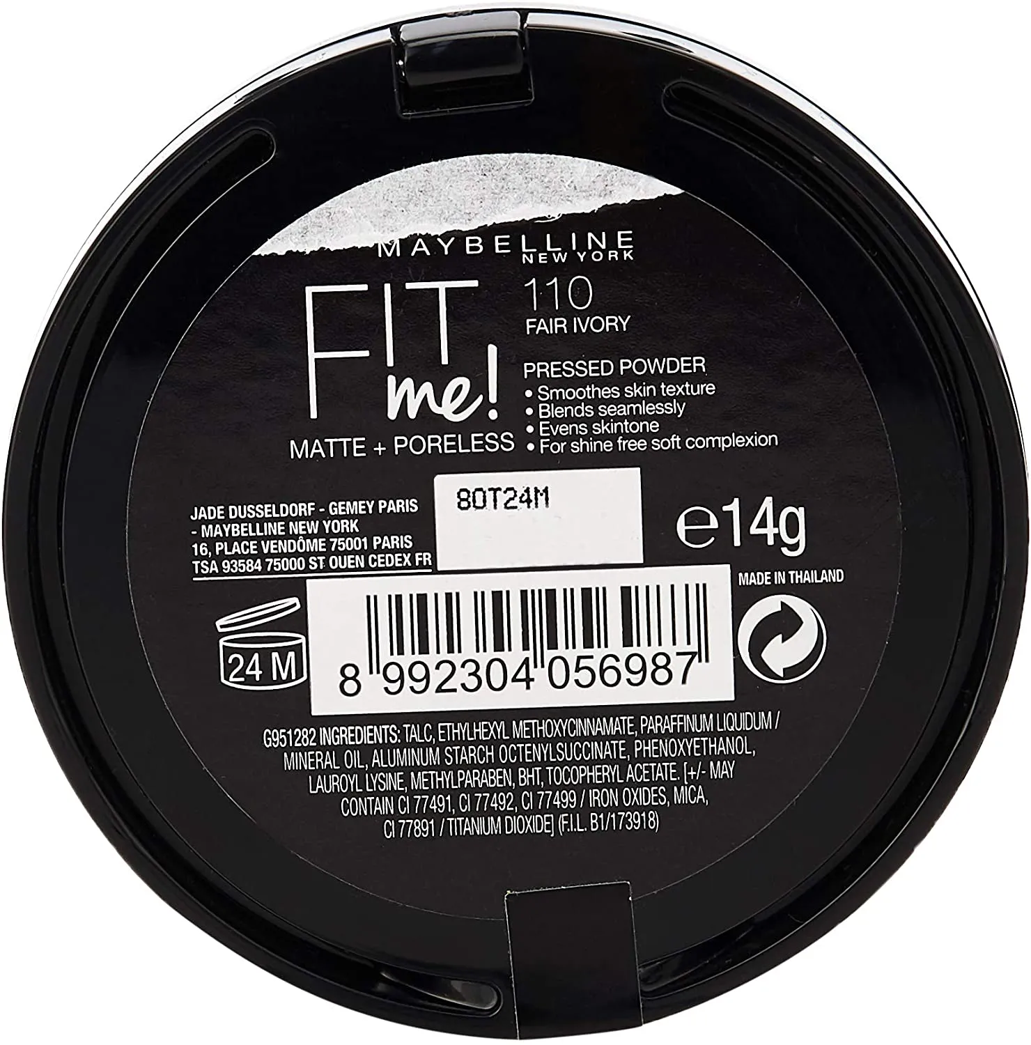 Maybelline New York Fit Me Matte and Poreless Powder