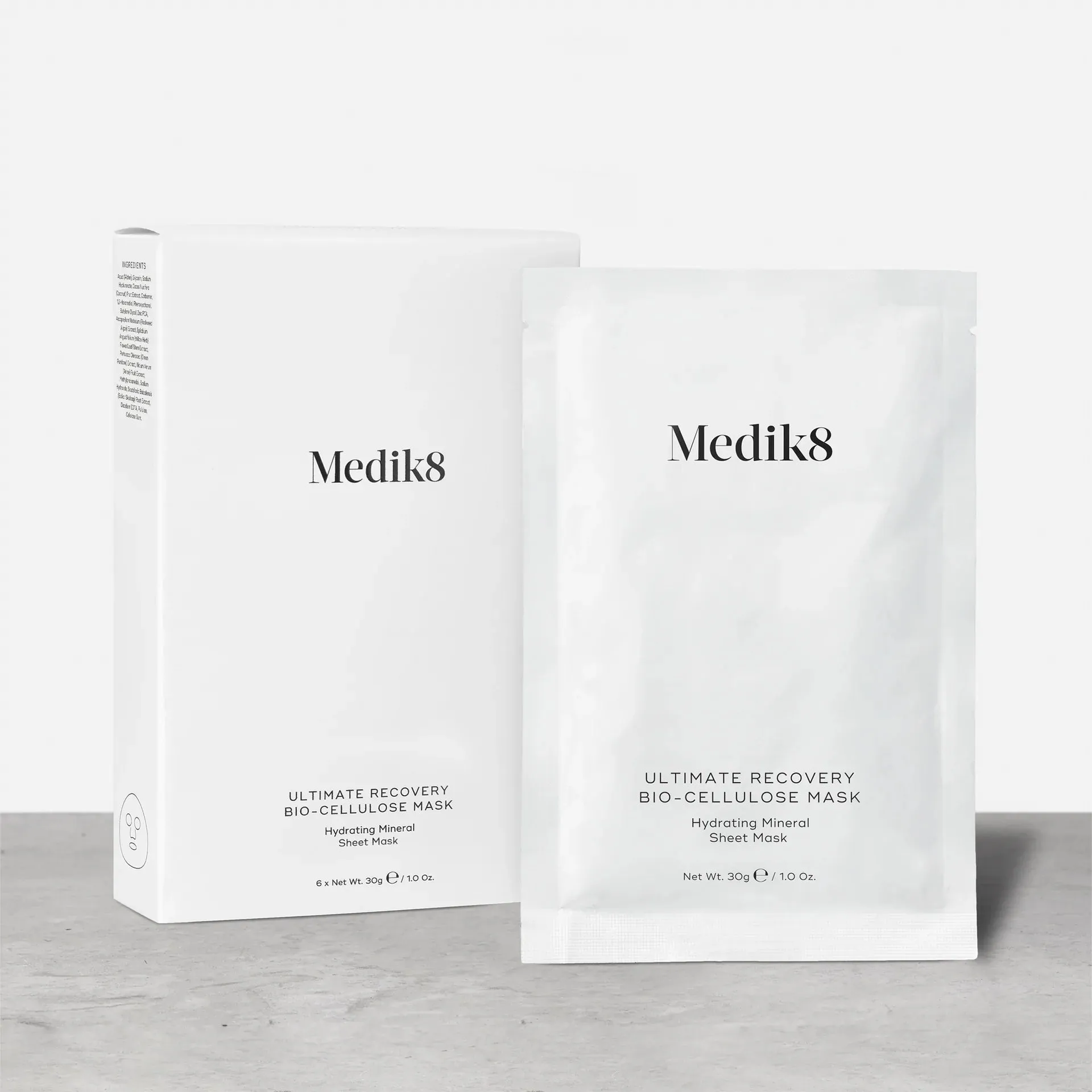 MEDIK8 ULTIMATE RECOVERY BIO CELLULOSE SHEET MASK (6 masks)