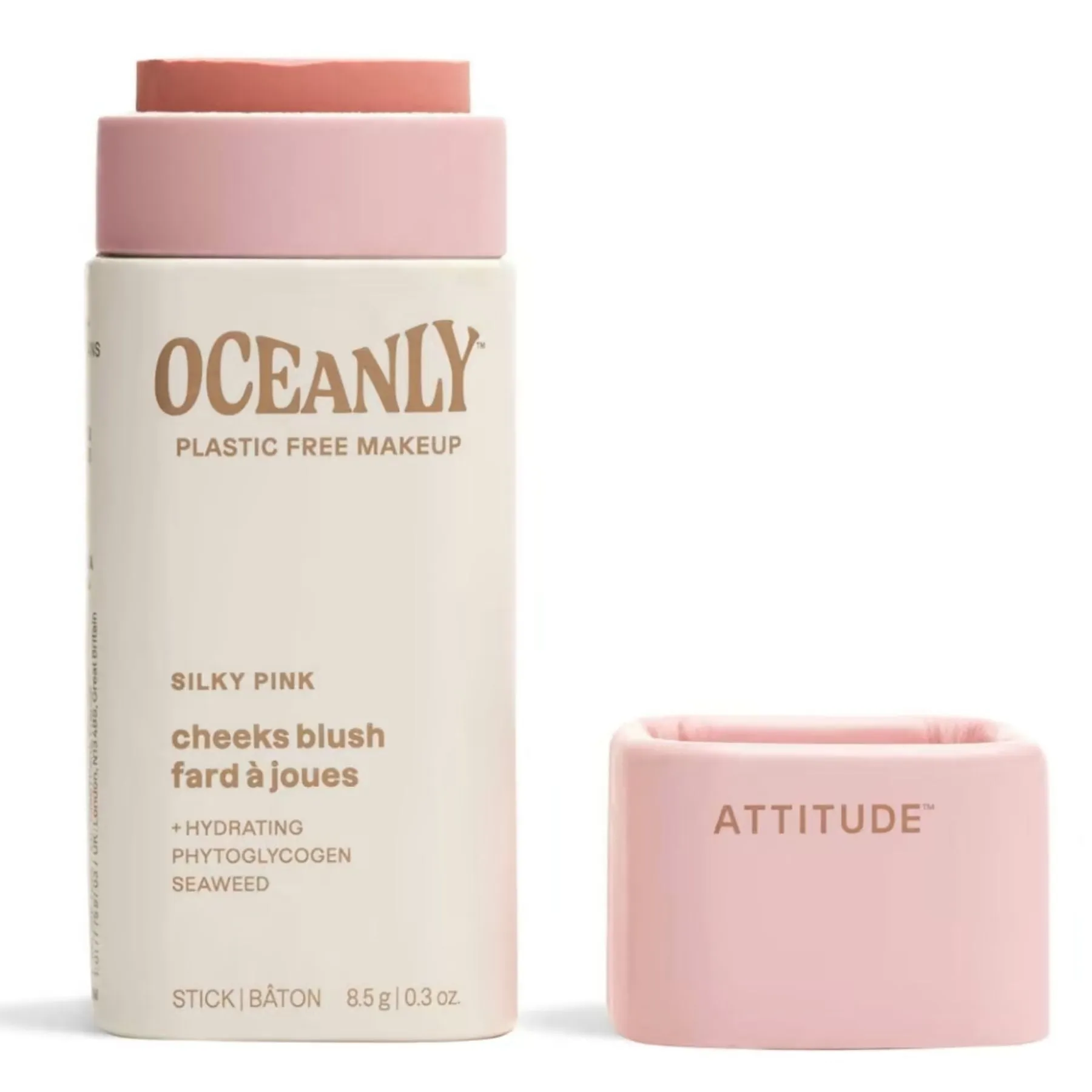 Oceanly Cream Blush Stick - Silky Pink