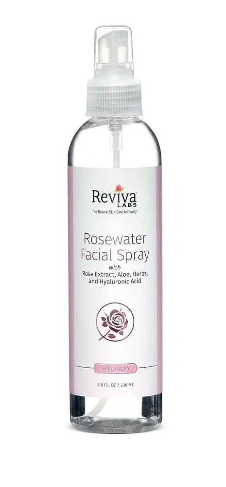 Reviva Rosewater Facial Spray 8 oz Liquid