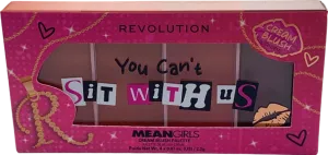 Revolution Mean Girls Cream Blush Palette You Can't Sit With Us 22g