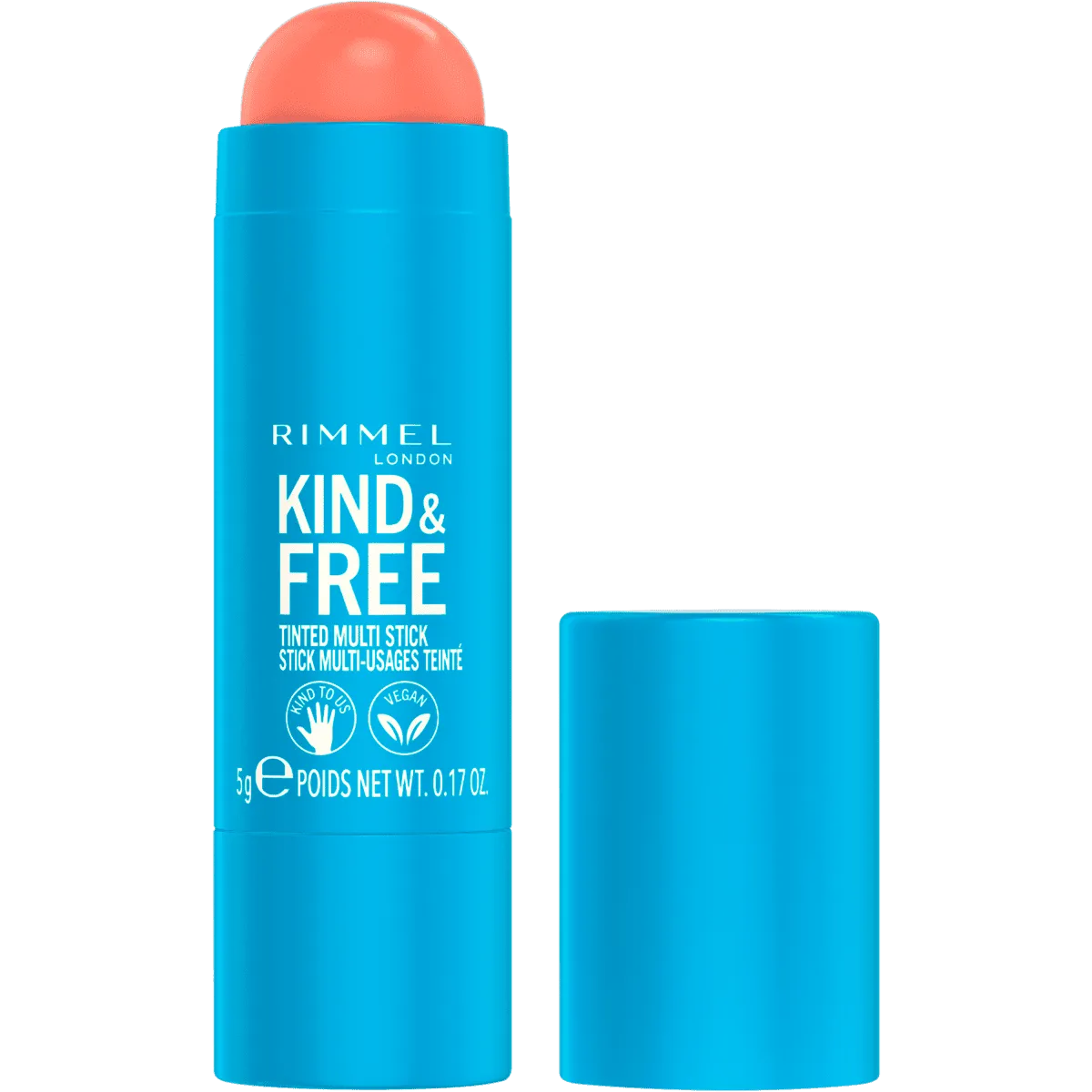 Rimmel Kind & Free Clean Multi-Stick 002 Peachy Cheeks