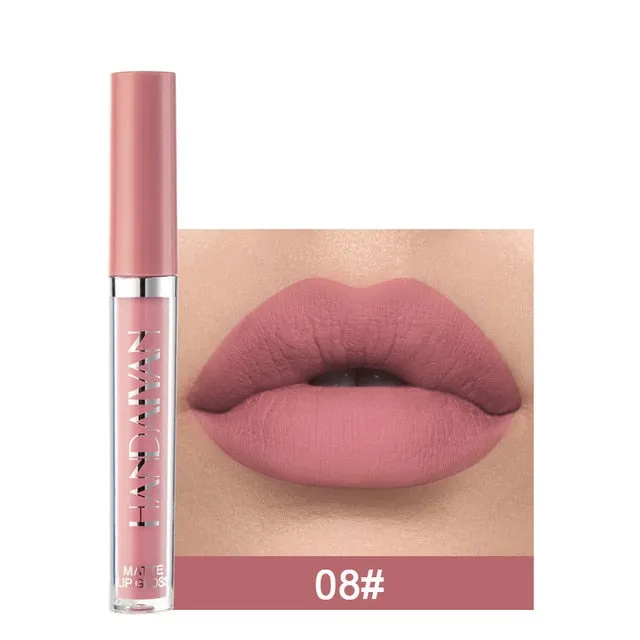 Sexy 15 Colors Velvet Matte Lipsticks Waterproof Long Lasting Sexy Red Lip Stick Non-Stick Cup Makeup Lip Tint Beauty Cosmetic