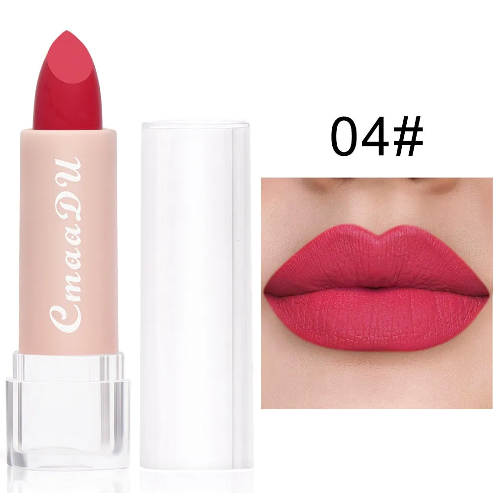 Sexy 15 Colors Velvet Matte Lipsticks Waterproof Long Lasting Sexy Red Lip Stick Non-Stick Cup Makeup Lip Tint Beauty Cosmetic