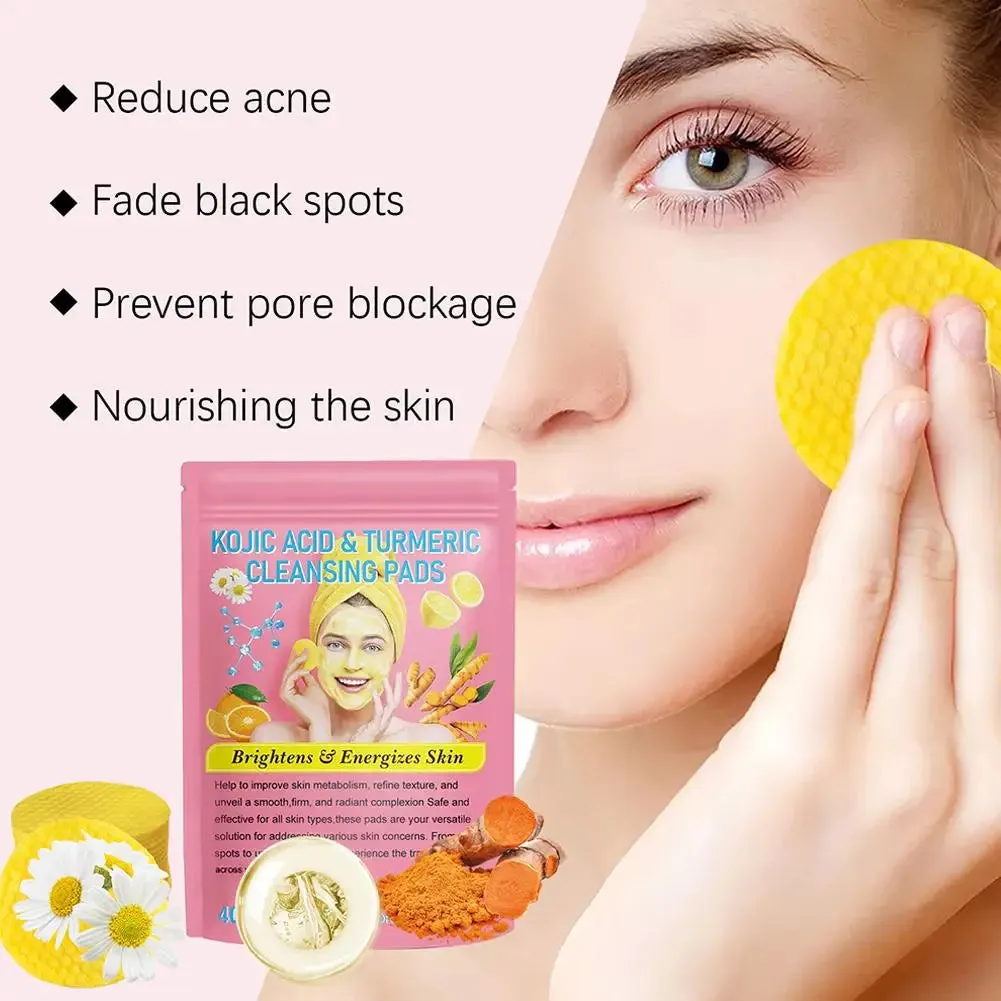 Turmeric Kojic Acid Cleansing Pads