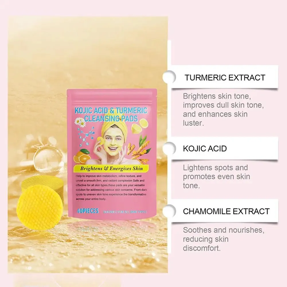 Turmeric Kojic Acid Cleansing Pads