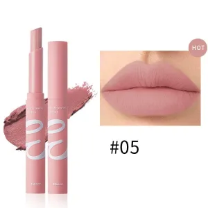 Waterproof Matte Velvet Lipstick  12 Colors Long Lasting Red  Pink Lipsticks Non Stick Nude Series  Lip Tint  Cosmetic Makeup